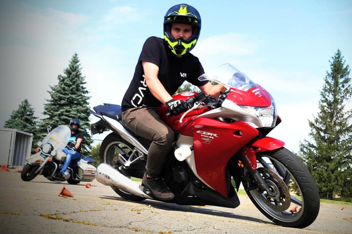 Cours de moto